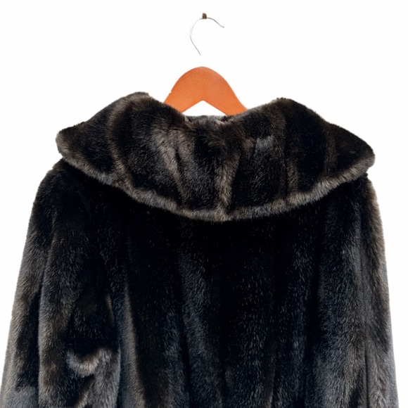 Tissavel of France Faux Fur Coat Size Large - Picture 11 of 16